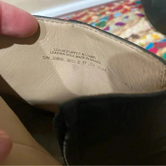 Tory Burch black leather heel  ankle boots - Picture 6 of 7